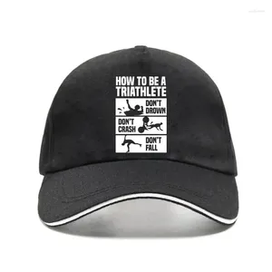 Ball Caps 2024 Bill Hats Men Cotton Baseball Cap Jak triathlete Triathlon Gift dla niego Swidmer Runner Cycler Druk