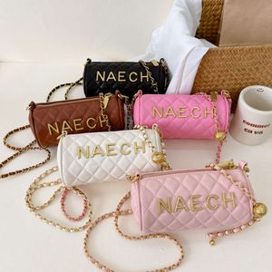 New Niche Women's able Internet Celebrity, Western-style Children's Crossbody Letter Accessory Bag, Diamond Grid Small Fragrance Bag 2024 78% Off Store wholesale