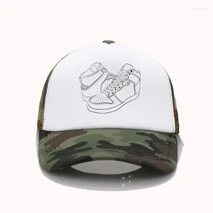 Ball Caps Fashion Hat Fun Design Shoes Printing Baseball Cap Men And Women Summer Trend Sun Hats Beach Visor