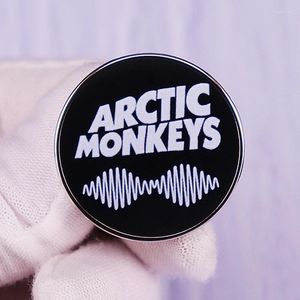 Brosches Arctic Monkeys Music Albums Rock Emalj Brooch Pin Backpack Hat Bag Lapel Pins Madges Fashion Jewelry Accessories