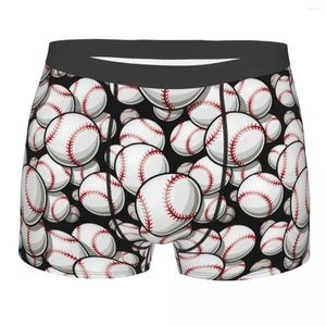 Unterhose Sport Baseball Bälle Männer Unterwäsche Boxer Shorts Höschen Mode Weich Für Homme