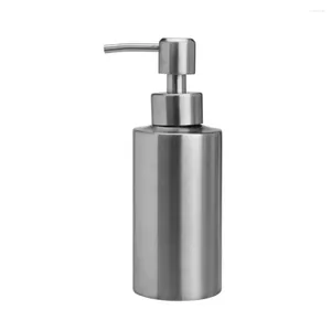 Dispensador de sabão líquido-50/350/550ml de aço inoxidável cozinha banheiro loção bomba garrafa multifuncional pia mão 1anitizer titular