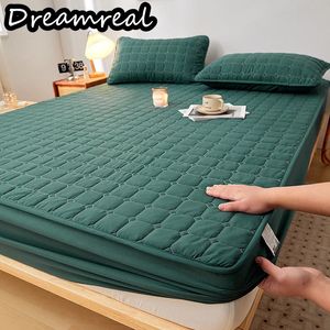 Dreamereal Shicken Mattress Pad Protector 피부 친화적 인 내구성 장착 시트 침대 덮개 면화 매트 커버 150x200 180x200 160x200 240129