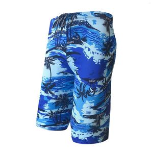 Mäns shorts män byxor mode fast färg tryckt täcker strandort simning bär bikinis kläder vår sommar bekväm byxa