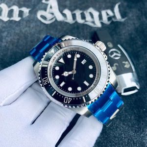 WatchSC -44mmオートマチックOTメンズラグジュアリーメカニカルウォッチ防水スチールバンド高品質のトップゴースト