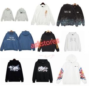 Designer Fashion Luxury Hoodies Amirs Sweatshirts Hoodie Hooded Full Of Stars Sweatshirts Trend Letter Splashing Ink Dropping Jogger Mens Women Tracksuit 94a