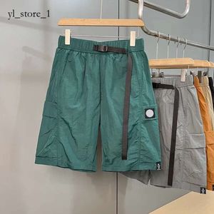 Stone Shorts Men's Designer Shorts Pockets Work Five-piece Pants Womens Summer Sweatpants Multi-function Short Casual Loose Stones Island High Street Shorts 652