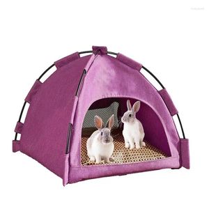 Hundbärare bärbar katt teepee tält vikbar tvättbar säng 42 38 cm husdjur bur staket utomhushus för valp