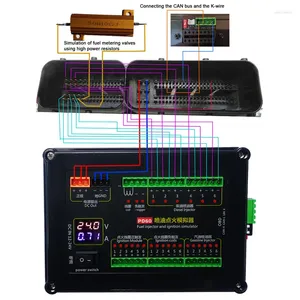 Auto Injector Fuel Injection Ignition Simulator Gasoline And Diesel Vehicle Car Computer Board ECU Maintenance Tester