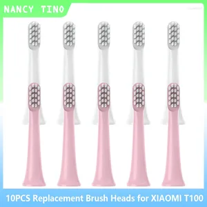 Vacuum Sealed Packed Replacement For XIAOMI MIJIA T100 Brush Heads Sonic Electric Toothbrush DuPont Soft Bristle Nozzles