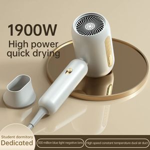 Secadores de cabelo elétricos Secador profissional negativo iônico para eletrodomésticos com estilo de salão de beleza tamanho pequeno 240130