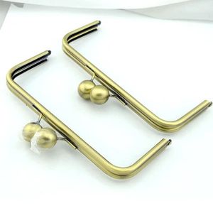 22cm or 25 cm antique brass sewing purse frame obag handle bag parts diy handbag accessories wallet frame purse handles 240119