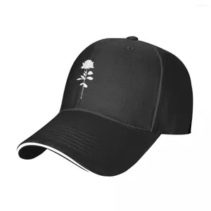 Ball Caps Simple Rose Baseball Cap Spring Art Running Hip Hop Hats Casual Women Men Stylish Logo Snapback