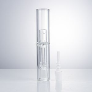 Vaping_Dream NC020 DAB RIG GLASS VATTEN BONG BUBBLER PIPE SUPER BUBLER OM 20 cm längd OD 38mm 14mm 19mm Titanium Quartz Ceramic Nail Reting Pipes