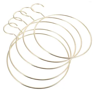 Hangers Hanger Scarf Rack Clothes Belt Metal Ring Hanging Closet Round Wardrobe Holder Tie Organizer Hooks Hook Towel Loop Rings