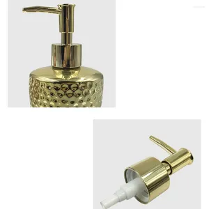 Dispenser di sapone liquido Oro Argento Testa della pompa Pressa Primavera Lozione Crema per il viso Shampoo Essenziale da viaggio