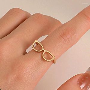 Pierścienie klastra dziecięce szklanki mini pierścień parowy dla kobiet kreatywne niszę