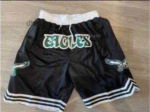 Męskie spodnie Nowe Philadelphia''agles''embroided Pocket Soccer Shorts High Street American Hip Hop Basketball Student Student luźne i zrelaksowane MSS3 Dhonce HIC9