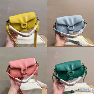 مصمم حقيبة حمل الكتف حامل بطاقة Crossbody Luxurys الأزياء الجلدية نساء عبر حقائب الجسم تاببي وسادة Balck الرمادي كريم الوردي التسوق