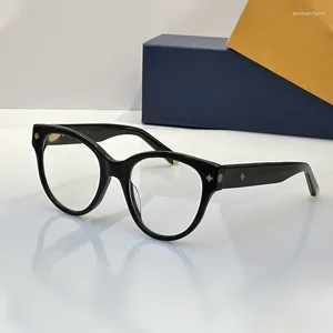 Óculos de sol óculos de leitura mulheres designer luiv óculos quadro gato olho acetato lentes de prescrição disponíveis completas