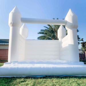 wholesale white bounce house colorful Inflatable Wedding Bouncy Castle beige pink green jumper Adult Kids Jumping Castle with blower free ship