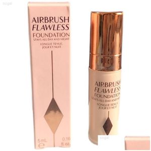 Foundation Airbrush Kusursuz 5ml Mini Seyahat Boyutu 1 4 Nötr Mat Bindirme Uzun kıyafetler Nemlendirilmiş Sıvı Yüz Damlası Halkının