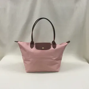 Nylon Tote bag long Handle shoulder bag French Designer champs Women Brand Folding Handbags Travel Shopping bag