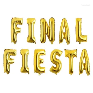 Party Decoration Final Fiesta Bachelorette Wedding Bridal Shower Balloon Letter Decorations. 16 tum ballonger firande dekor