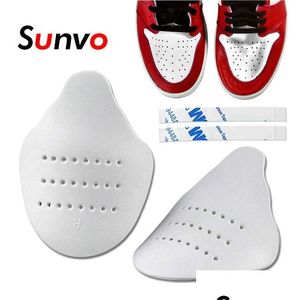 Parti di scarpe Accessori Scarpe da ginnastica Protezione antipiega Piegatura Puntale crepa Barella Espansore Shaper Custodia pieghevole Protezione Drop 2 Dhz0L