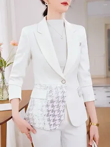 女性用2ピースパンツ女性向けエレガントなパンツスーツ長袖のストリートウェア韓国ファッションソリッドボタン2024秋の冬コート