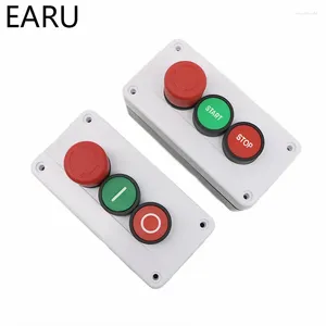 Smart Home Control NC Emergency Stop NO Red Green Push Button Switch Station Start Self-sealing Waterproof Industrial 600V 10A