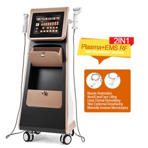 Fabriksdirektförsäljning 2 i 1 Jet Plasma Lift Pen/Plasma Dusch Krympporer Acne Rynkor Remover Machine Eyelid Estetisk kirurgi Ansiktsmaskin