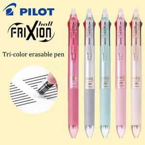 Pilot Frixion wymazalny długopis wielofunkcyjny żel Pen LKFBS-60EF Łatwe wymasanie 3 w 1 pióro 0,38/0,5 mm School School School 240119