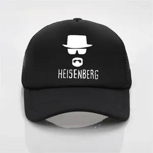 Bollmössor mode hattar heisenberg tryck baseball cap män kvinnor sommar trend ungdom strand visor hatt