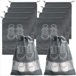 Storage Bags 5Pcs Shoes Organizer Portable Travel Shoe Bag Non-woven Space Saving Waterproof