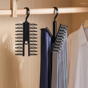 Cabides 20 fileiras rack de armazenamento de gravata 360 ° rotação ajustável cinto suporte de exibição cachecol cabide armário de casa organizador de guarda-roupa