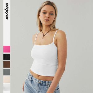 Layered Inside Women's Clothing, Amazon Y2K Popular Knitted Bm Strap, European and American Slimming and Sexy Bottom Tank Top, Spicy Girl