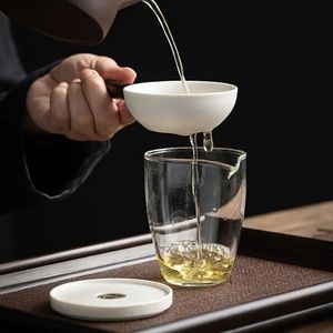 Seramik Çay Süzgeç Filtre Yaprak Kung Fu Çay Seti Infuser Yaratıcı El Yapımı Kahve Çay Süzgeçleri Mutfak Aksesuarları TeAwer 240118