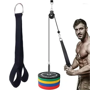 Accessories Heavy Fitness Duty Arm Biceps Triceps Rope Strap Weight Lifting Bodybuilding Strength Training Pulldown Cable Attachment