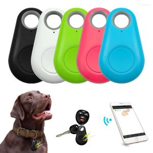 Dog Apparel Pet GPSトラッカーMINI ANTI-LOST Waterof Bluetooth Locator Tracer for Cat Kid Car Wallet Key Collar Accessories