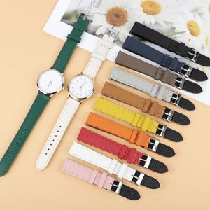 Watch Bands Handmade Palm Pattern Genuine Leather Watchband 12-24cm High Quality Top Layer Calfskin Bracelet Strap For Men Women