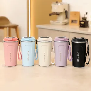 Water Bottles Thermos Temperature Coffee Cup Smart Display Thermal Mug Bottle Stainless Steel Themo Travel Couple Termos Tumbler