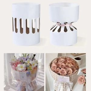 10 pezzi di carta universale per stampaggio Bouquet carta da imballaggio bianca impermeabile materiali per imballaggio di fiori freschi confezione regalo 240205