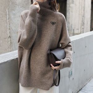 Luxus Damen Pullover 24 Modedesigner Zarte bestickte Pullover Frau Schlank Großes Unterhemd Studenten Langarmpullover