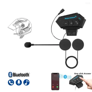 Kebidumei BT-12 Motorcycle Helmet Bluetooth Headset Moto Bike Wireless Hands-Free Auto AnswerMotorbike Earphone With Microphone