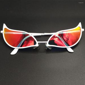 Outdoor Brillen Donquixote PVC Sonnenbrille Doflamingo Cosplay Brille Anime Cat Eye Für Frauen Männer Lustige Weihnachten Geschenk Party Requisiten