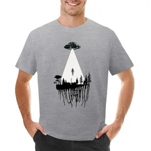 メンズポロスUFOフォレストTシャツ版美学Tシャツ