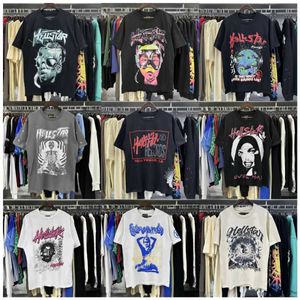 Yeni Stil Hellstar Erkek Tişörtleri Yüksek Kaliteli Erkek Tişört Tasarımcı Gömlek Erkekler İçin Yaz Giysileri Moda Çiftleri Pamuk Tee Sıradan Kadın Erkekler Kısa Kollu Tees 11