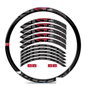 Bisiklet grupları yarış 4 db yol tekerlek seti çıkartmaları jant çıkartmaları döngü dekoratif su geçirmez r4 disk fren çıkartması bisiklet aksesuar dhljb