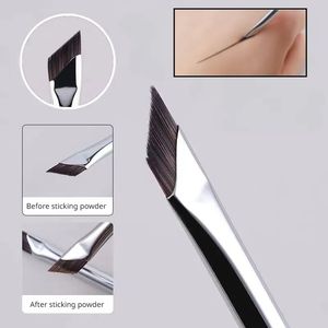 Upgrade-Blade-Eyeliner-Pinsel, ultradünn, feiner Winkel, flacher Augenbrauenpinsel, unter den Augen platzieren, Make-up-Pinsel, präziser Detailpinsel